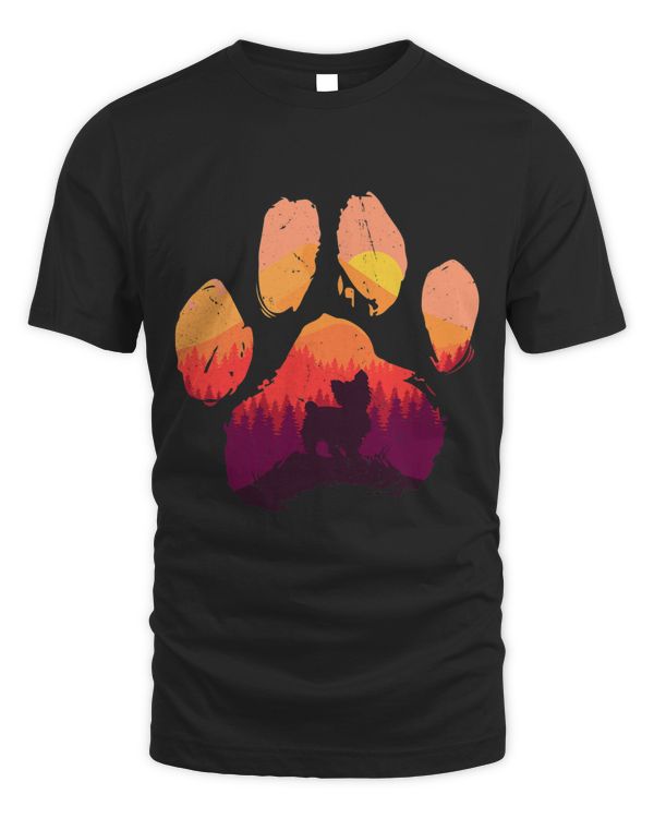 Paw Biewer Terrier Dog Mom Dad Mountains Sunset Dog Mom Dad