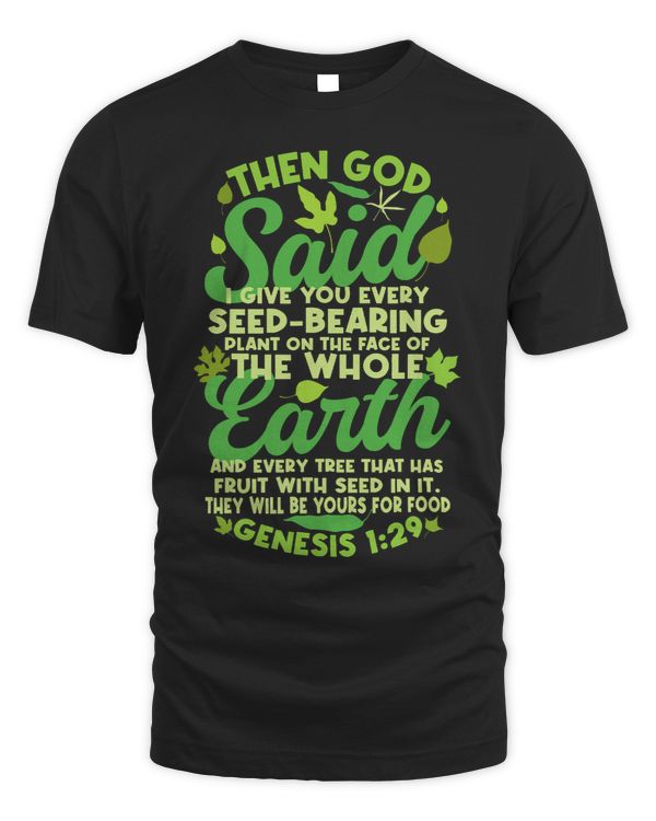 Genesis 129 Plant Based Diet Vegan Vegetarian Bible Verse