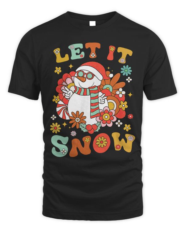 Snowman Let It Snow Christmas Holiday Outfit Costume Groovy72