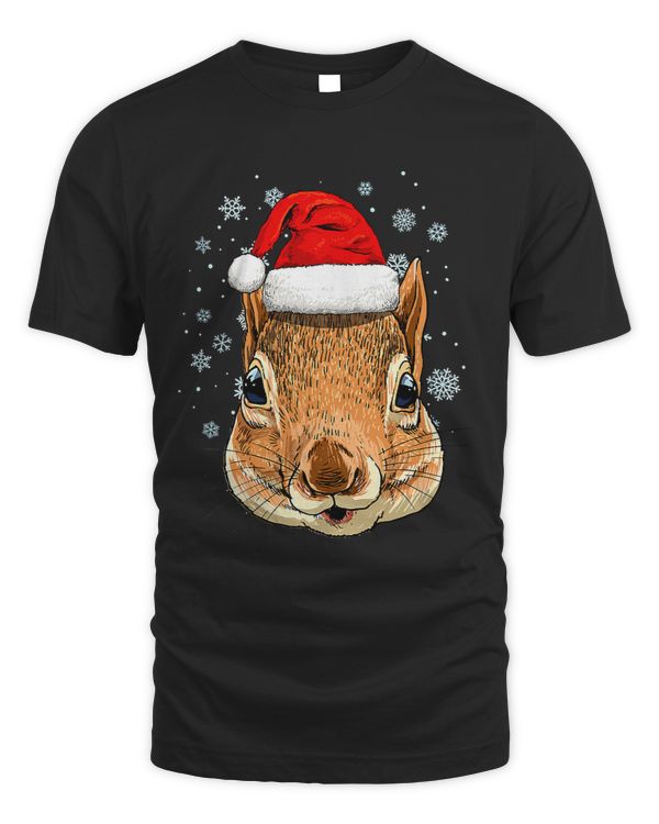 Christmas Squirrel Santa Clause Navidad Xmas Squirrel Lover362