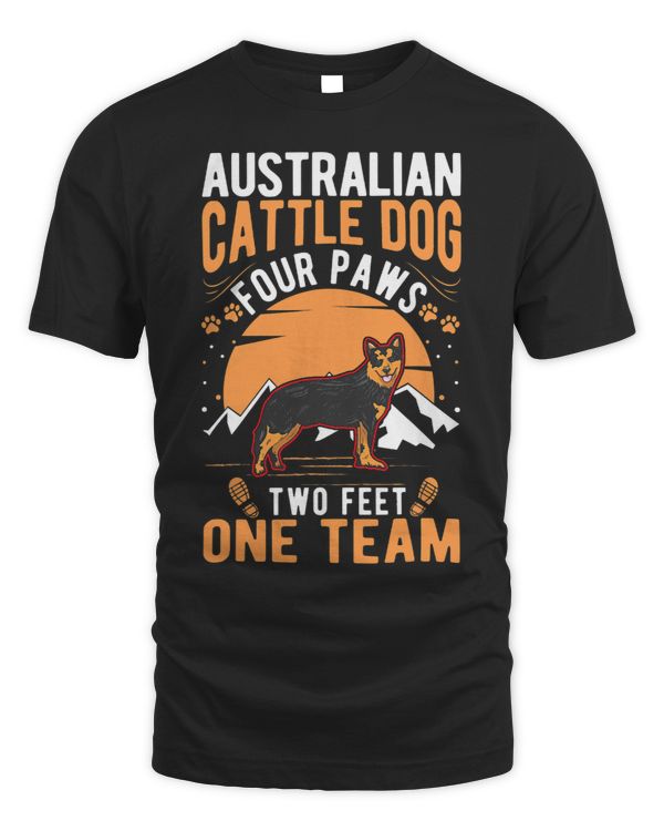 Australian Cattle Dog four paws two feet one team 191