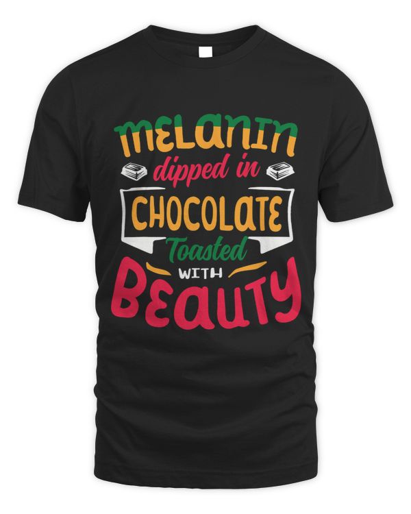Melanin Dipped in Chocolate Toasted With Beauty Chocolate