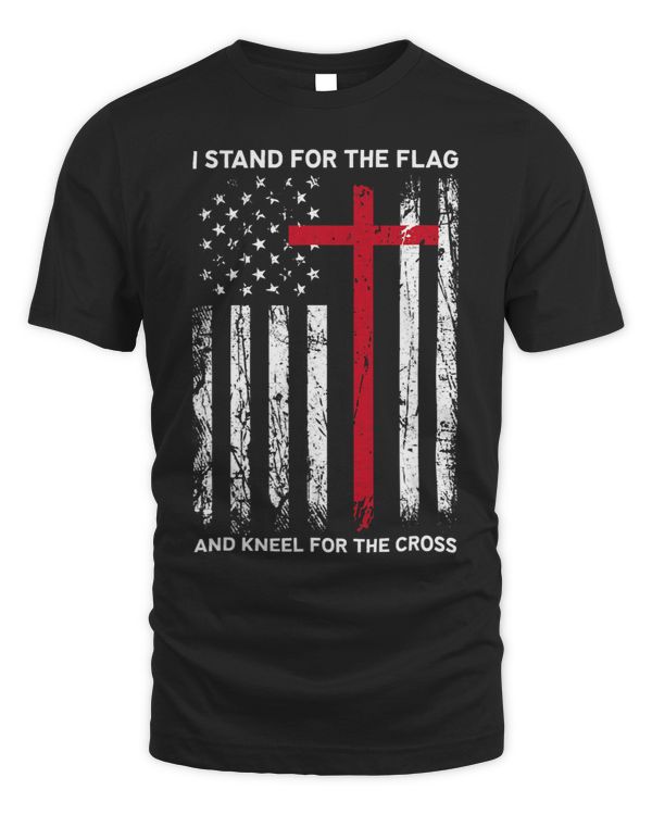 Patriotic Bible Stand For The Flag And Kneel For The Cross