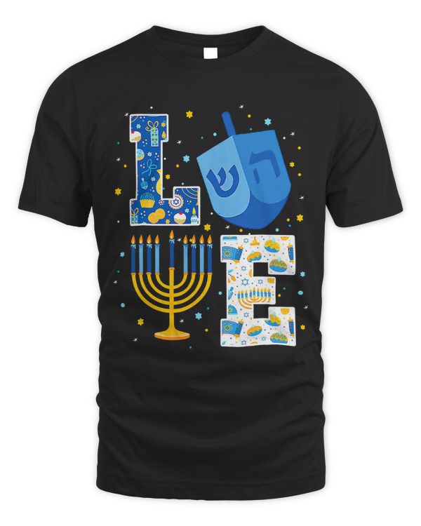 LOVE Cute Hanukkah Decorations Dreidel Menorah Chanukah156