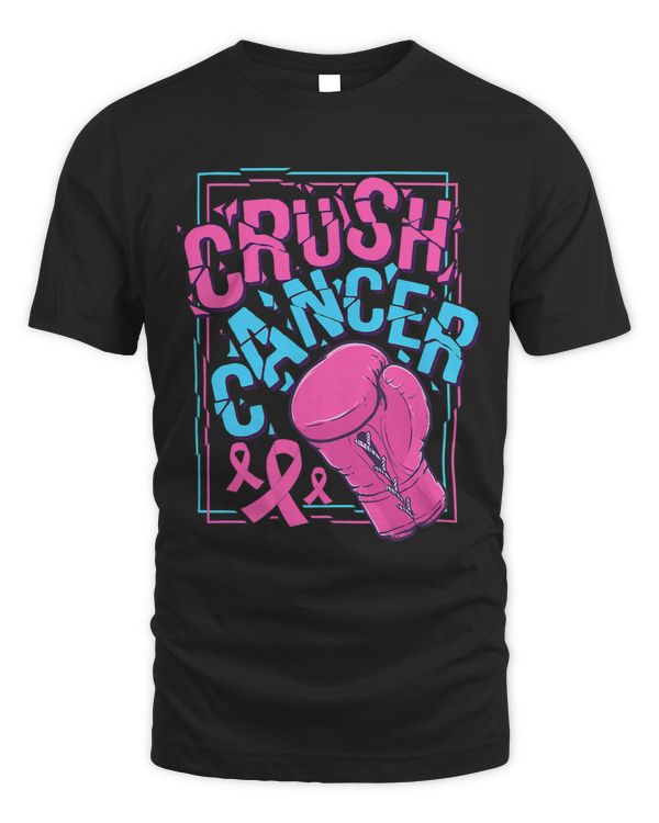 Crush Cancer Fighter Warrior Awareness Pink Ribbon205