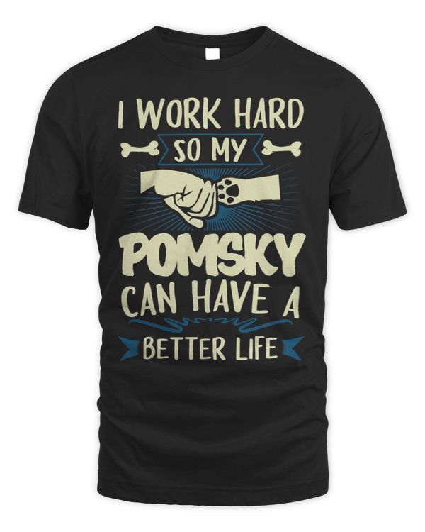 Pomsky Men Women Dog Mom Dog Lover 49