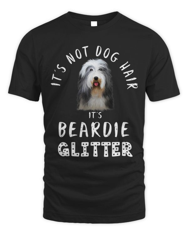 Its Not Dog Hair Its BEARDIE Glitter Funny Quote 188