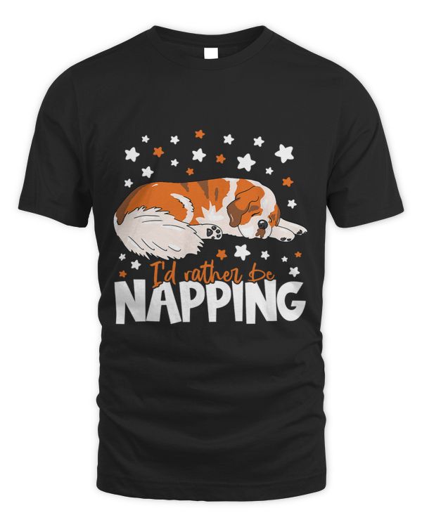 Id rather be napping st bernard Pajamas boys girls women