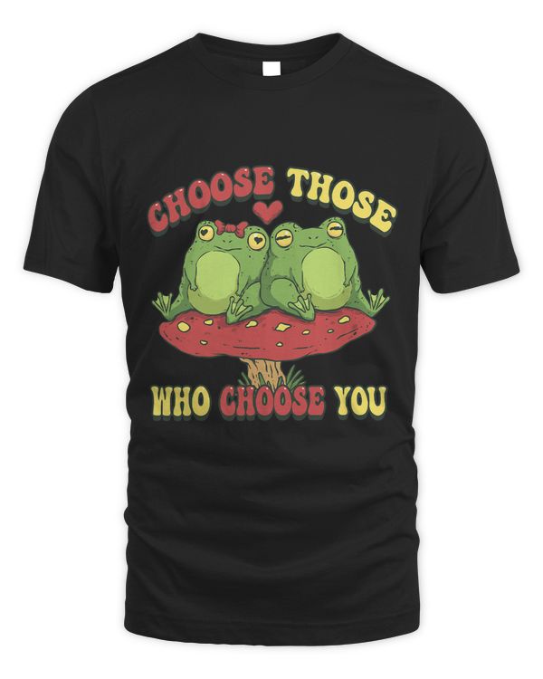 Choose Those Who Choose You Cottagecore Mushroom Couple Frog55