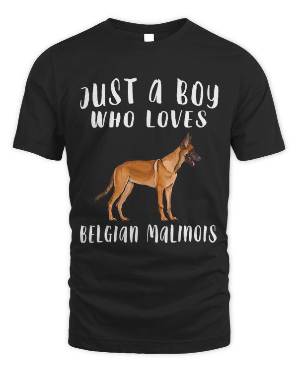 Im Just A Boy Who Loves Belgian Malinois Dog Lover 147