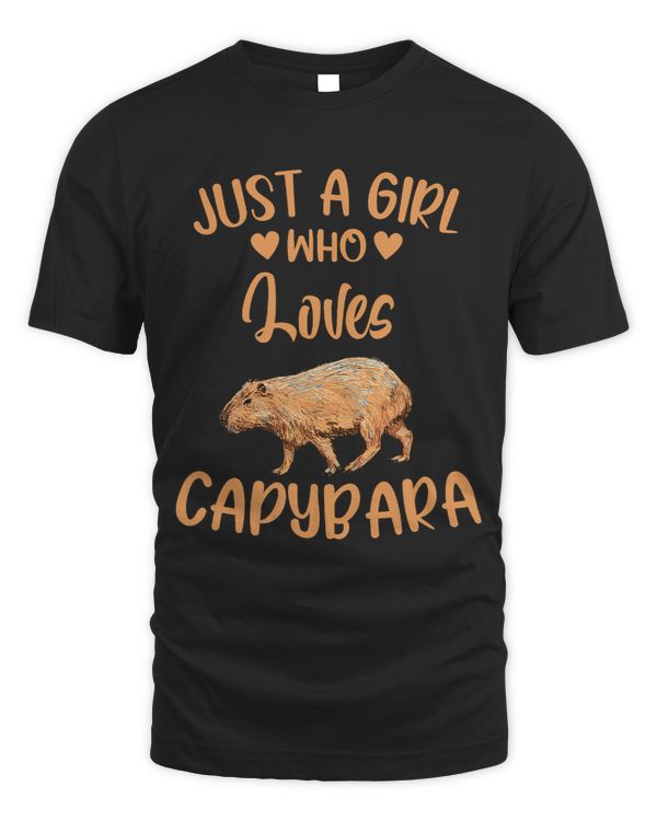 Funny capybara Quote Just a girl who loves Capybaras 197