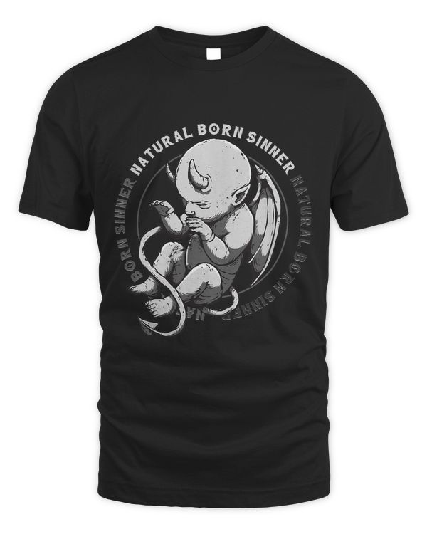 Natural Born Sinner Devil Baby Grunge Goth Emo Punk Gothic 511