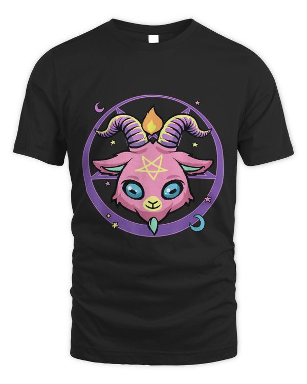 Pastel Goth Baphomet Pentagram 666 Evil Satanic Devil Occult 65