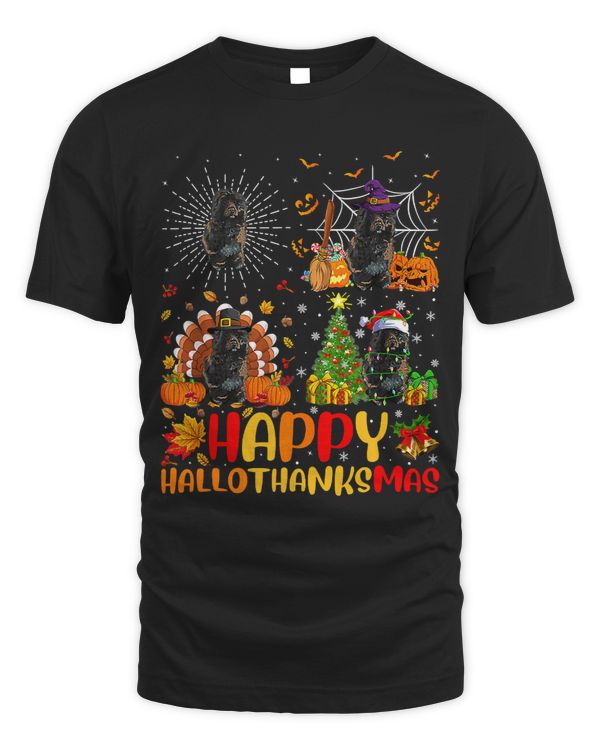 Halloween Christmas Portuguese Water Dog Hallothanksmas 38