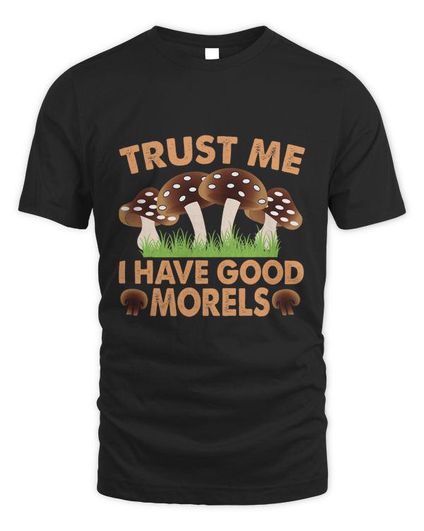Mens Morel Mushroom Shirt Funny Foraging Morels Hunters 296