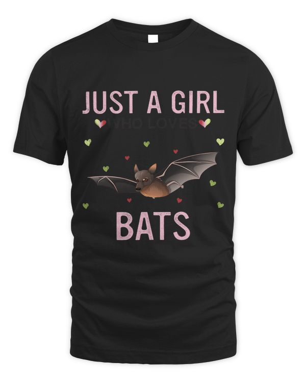 Just a Girl Who Loves Bats Cute Women Girls Bats 106