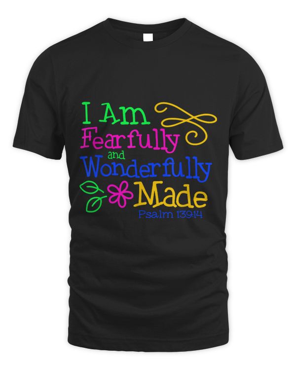 I Am Fearfully Wonderfully Made Psalm 13914 Colorful