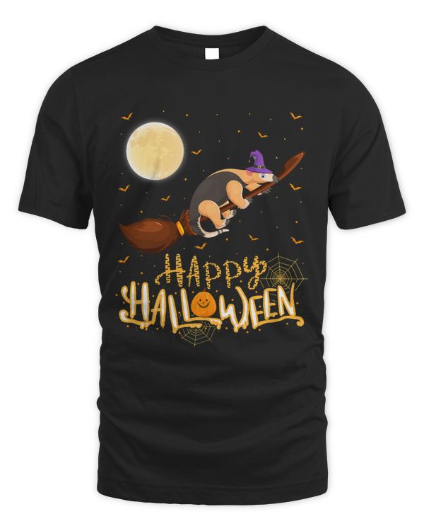 Funny Anteater Ride Witch Shotgun Anteater Halloween 274