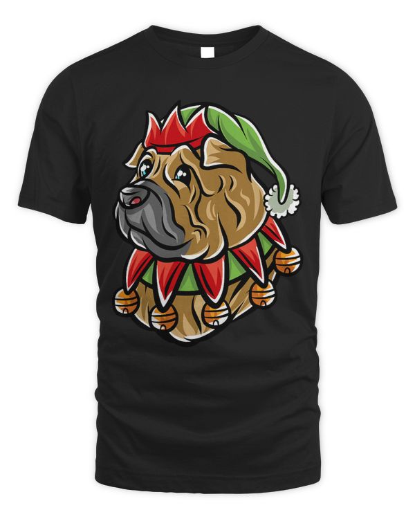 Merry Woofmas Shar Pei Elf Dog Christmas Dogs Elves 30