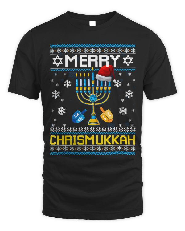 Hanukkah Jewish Merry Christmas Chrismukkah Ugly Sweater238
