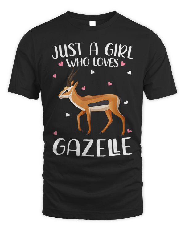 Just A Girl Who Loves Gazelles funny Gazelles Lover 156