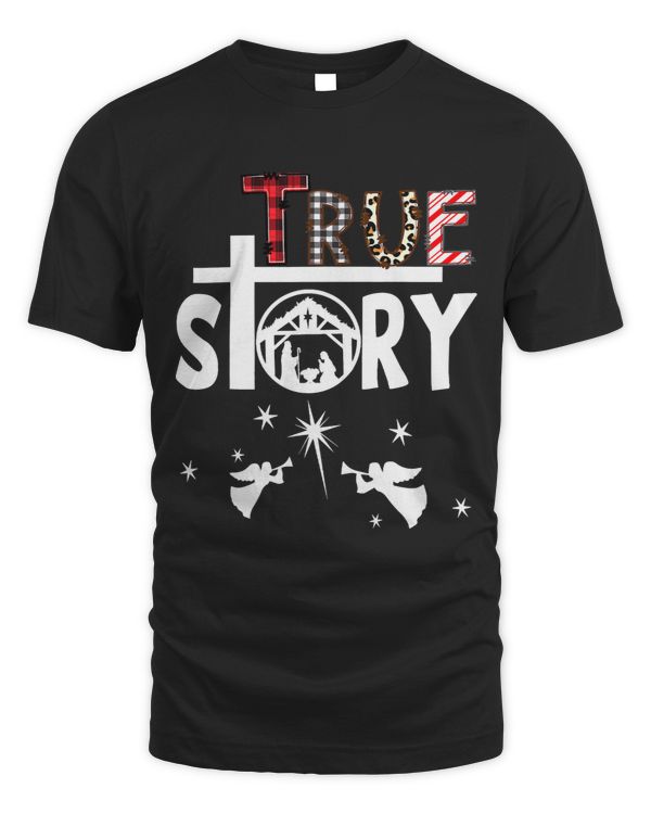 Christmas Plaid True Story Nativity284