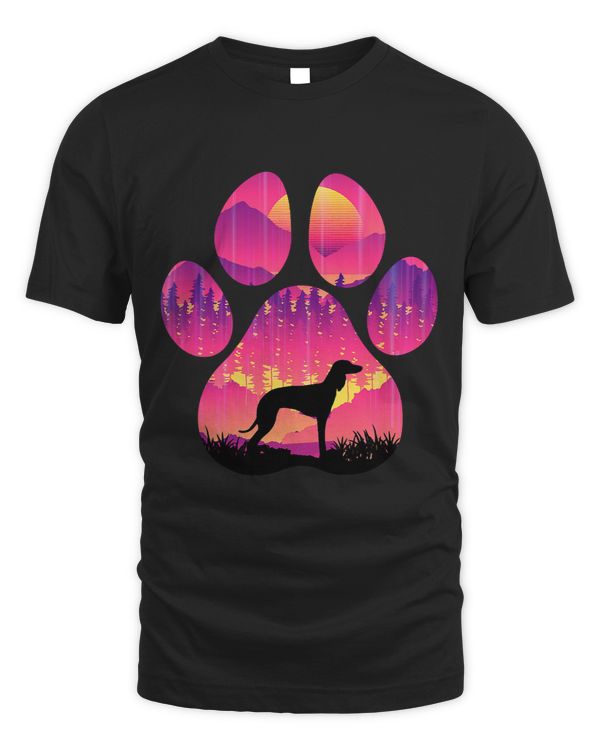 Saluki Paw Mom Dad Dog Lover Women Men 102