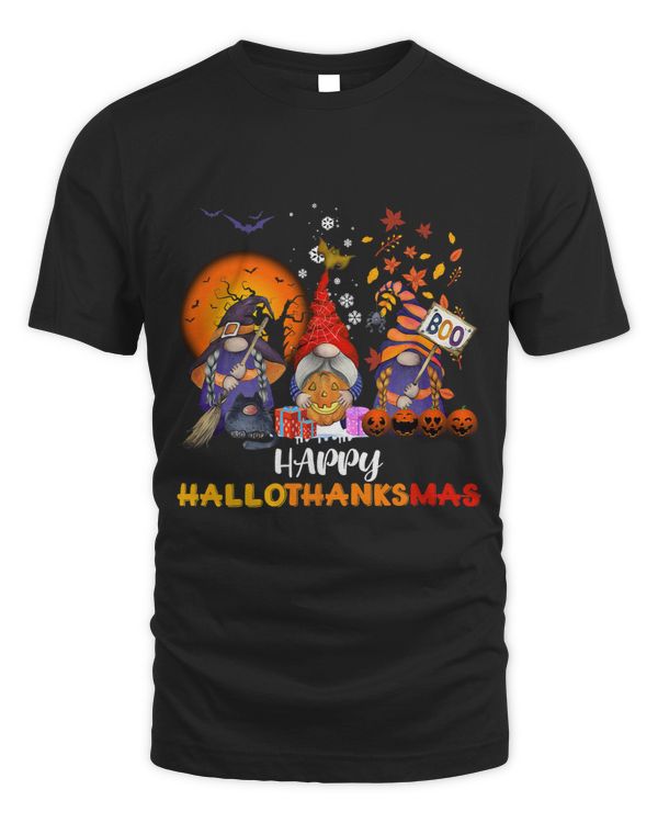 Gnomes Lover Halloween Merry Christmas Happy Hallothanksmas 113