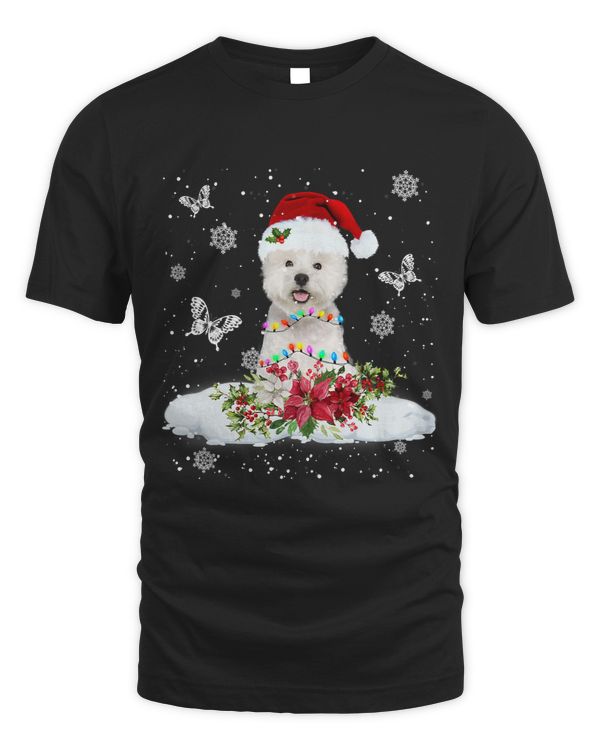 Westie Snowly Christmas Tree Lights Pajama Dog Xmas 273