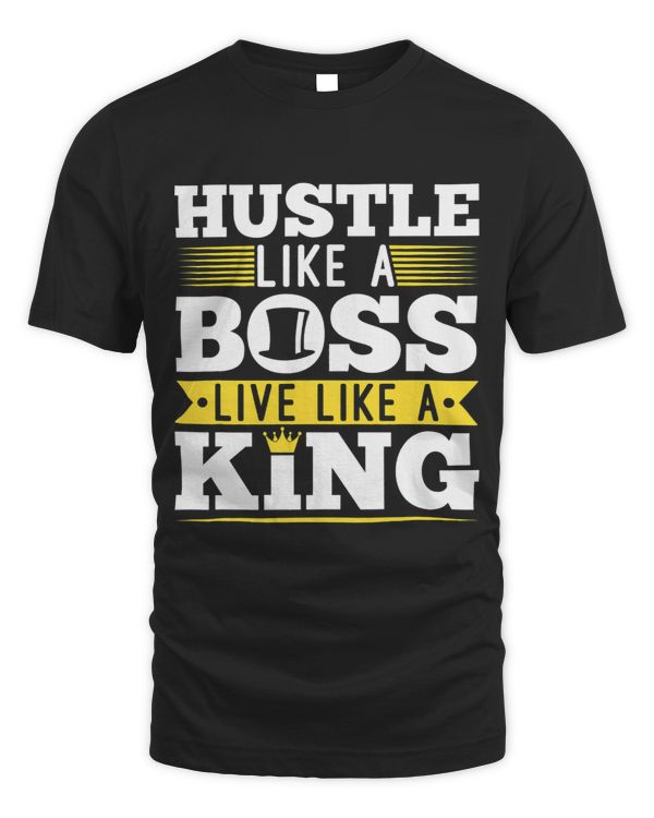 Hustle Like Boss Live Like King Entrepreneur Christmas Gift