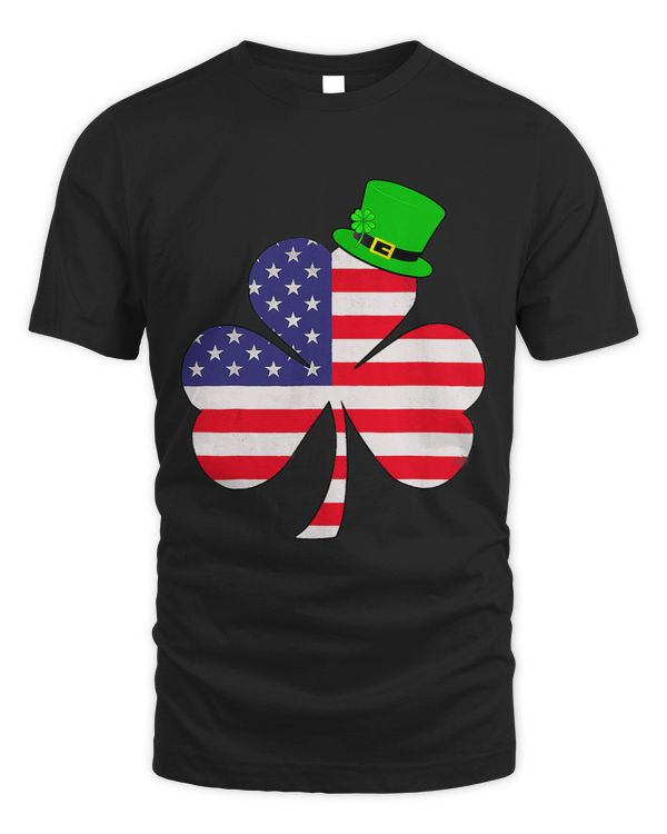IRISH AMERICAN FLAG Ireland Shamrock St Patricks Day