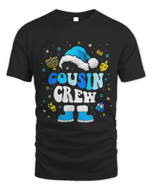 Cousin Crew Hanukkah Santa Family Squad Jewish Holiday255