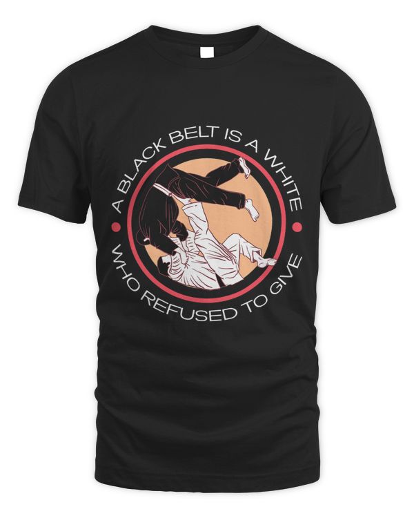 Judo Martial Art White Black Belt Judoka Judoist Japanese