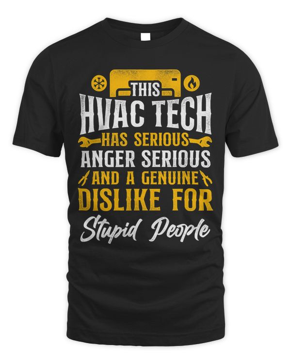 HVAC Technician Tech Vintage This Hvac Tech Has Serious