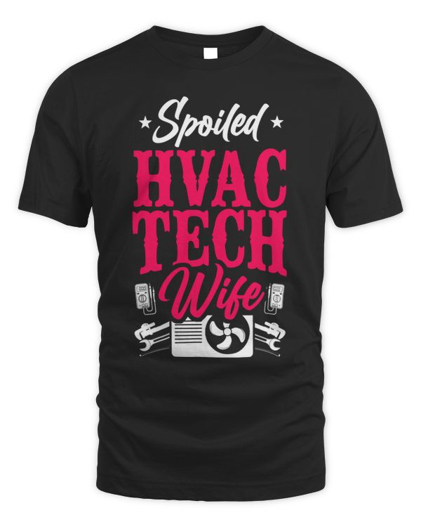 HVAC Technician Tech Wife Vintage Spoiled Hvac Techs Wife