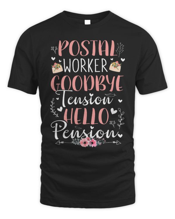 Retired Postal Worker Retirement Hello Pension Grandma Mom 1