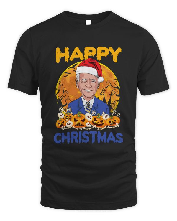 Funny Halloween Joe Biden Xmas Merry Christmas Santa Hat 115