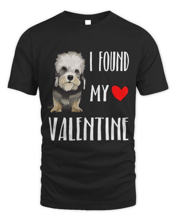 I Found My Valentine Day Dandie Dinmont Terrier Dog Lover