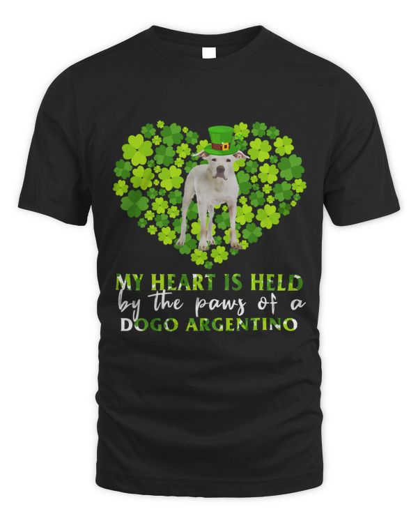My Heart Is Held By The Paws Of A Dogo Argentino Shirt