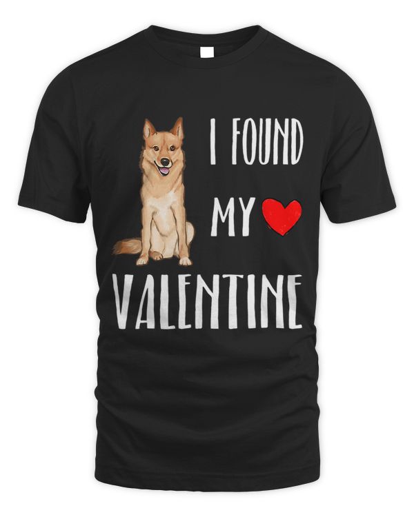 I Found My Valentine Day Finnish Spitz Dog Lover Gift