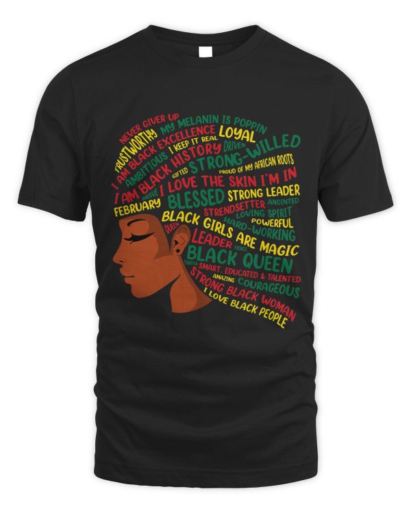 I Am Black History Month Black Queen BHM Pride Melanin Women 1