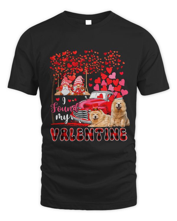 I Found Valentine Two Cute Chow Chows Couple Gnomes Pickup