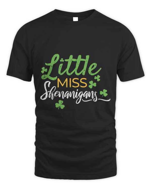 Girls and Kids Little Miss Shenanigans St Patricks Day