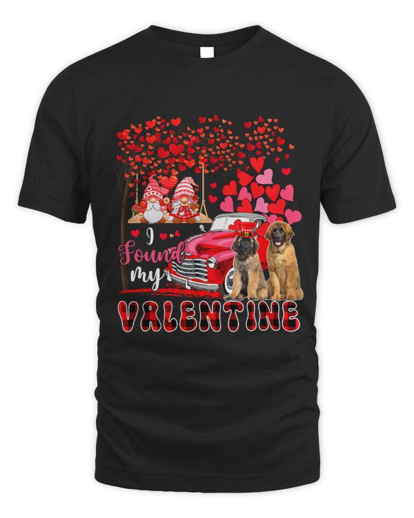 I Found Valentine Two Cute Leonbergers Couple Gnomes Pickup