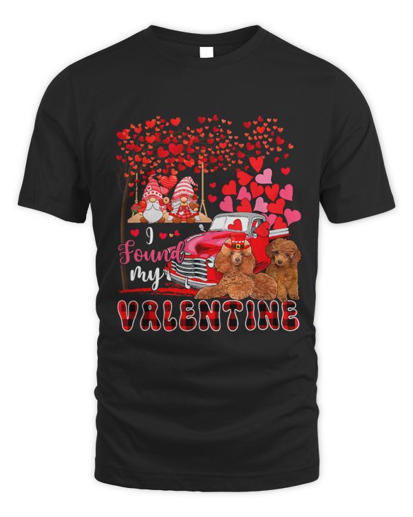 I Found Valentine Two Cute Poodles Couple Gnomes Pickup 1