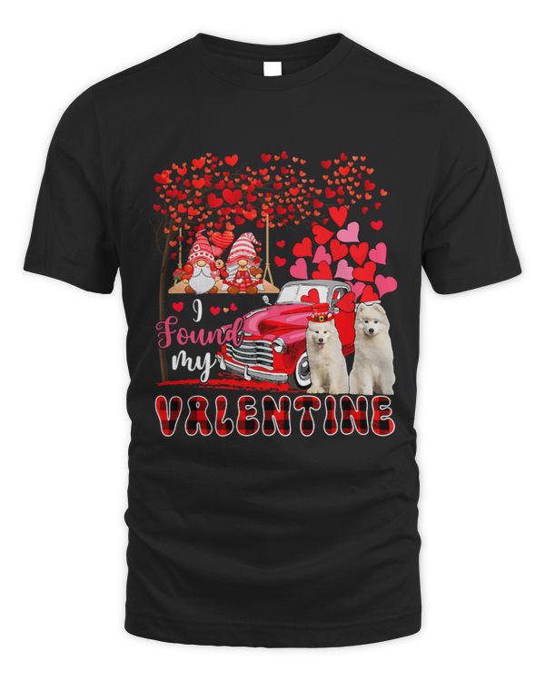 I Found Valentine Two Cute Samoyeds Couple Gnomes Pickup