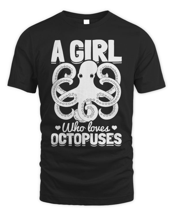 Kraken Octopus Lover A Girl Who Loves Octopuses