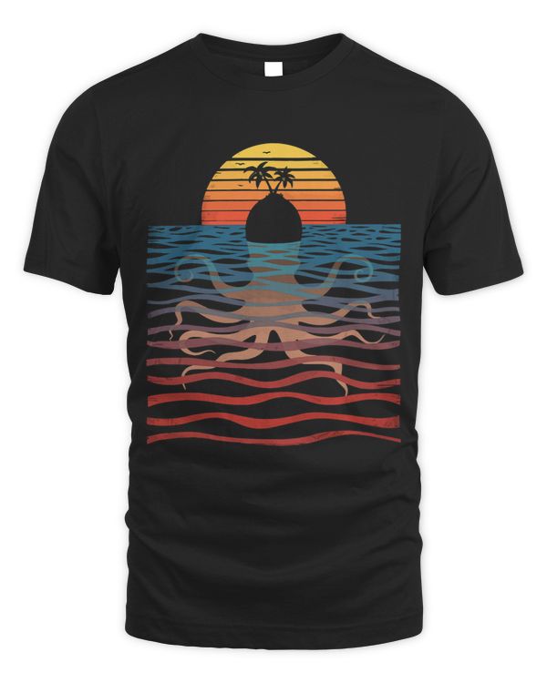 Octopus island Kraken Ocean Cephalopod Sea Creatures