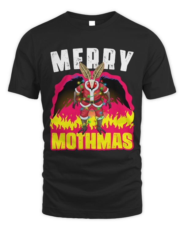 Merry Mothmas Christmas Mothman Folklore Creepy Cryptid