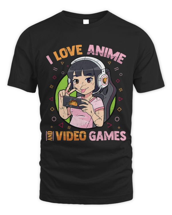 I Love Anime And Video Games Otaku Kawaii Taco Girl
